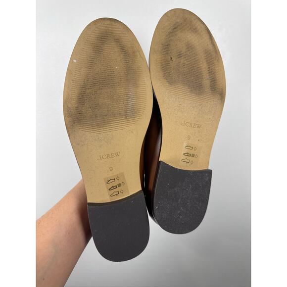 J.Crew Classic Bit Vegan Leather Loafer in Antique Oak Brown, US 8 - Picture 5 of 7